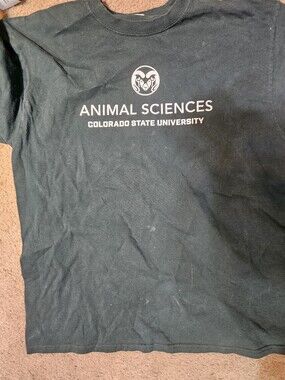 CSU Colorado State University Animal Science Department Tee